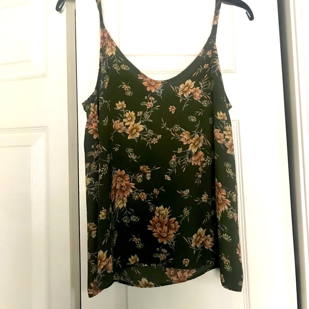 Dark green tank top
